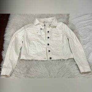 Eileen Fisher Off-White Jean Jacket